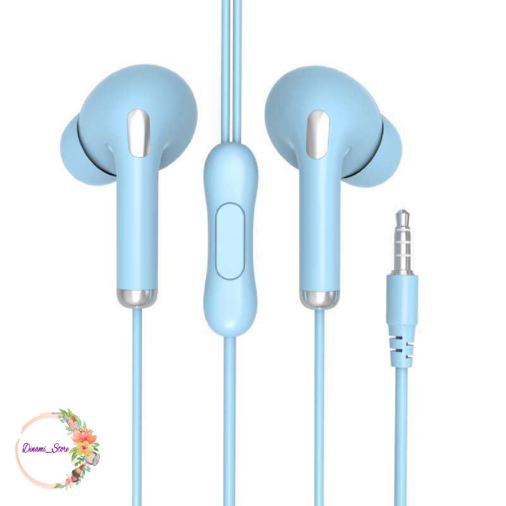 BM024 HEADSET HANDSFREE Hf earphone U28 MACARON MATE COLOR HIFI EXTRA BASS DST1950