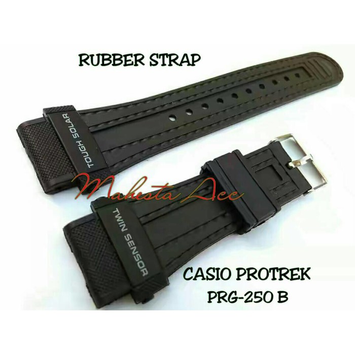 Tali Jam CASIO PROTREK PRG 250 B/PRG-250 B/PRG250B Rubber Strap