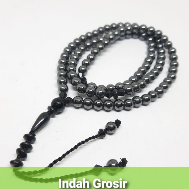 TASBIH BATU KESEHATAN BLUSTIN 6MM 99BUTIR NATURAL ORIGINAL