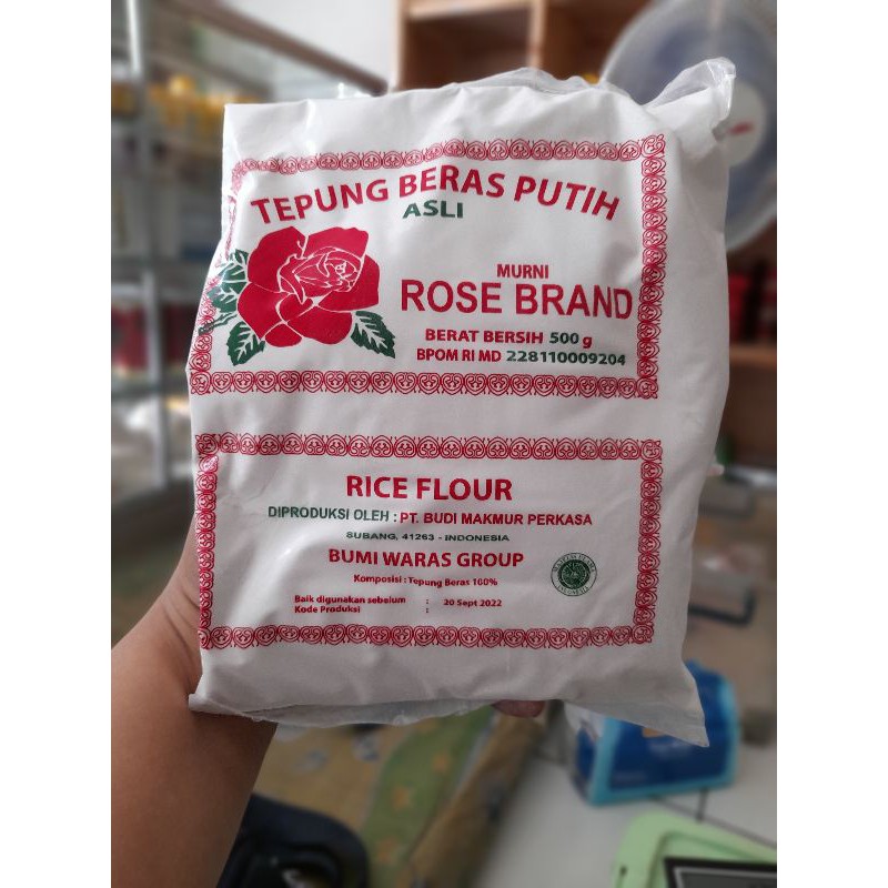 

tepung beras rose brand 500gr