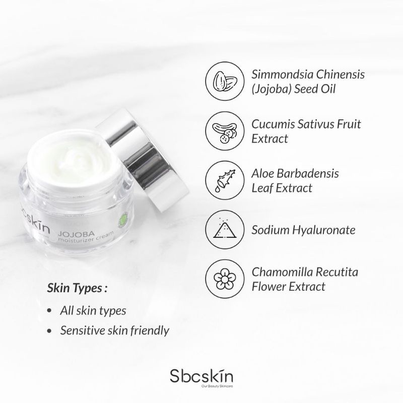SBCSKIN Jojoba Moisturizer Cream