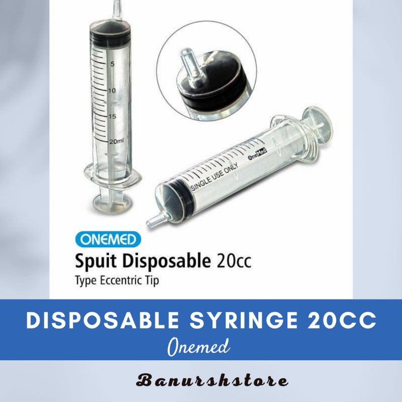disposable syringe 20ml /spuit 20cc onemed