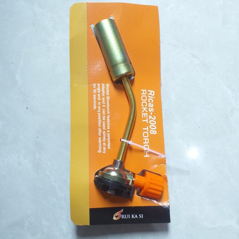 Kepala Gas Butane Torch Serbaguna Desain Flame Gun Head Bahan Kuningan