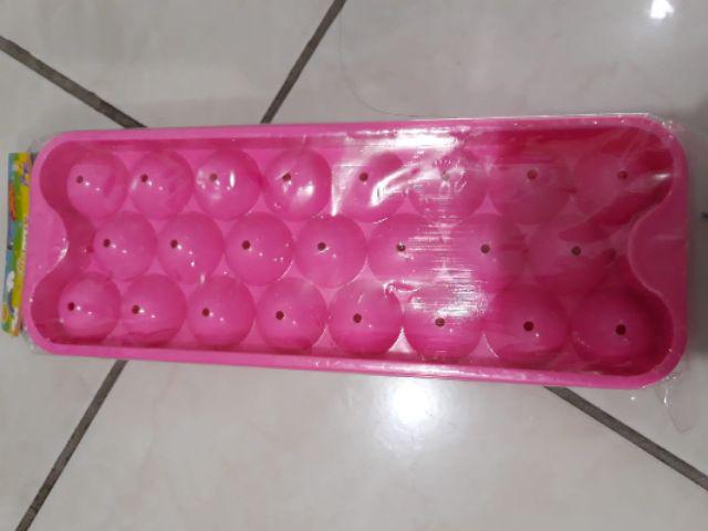Cetakan Es Batu Telur Puyuh / Cetakan Es Bola / Ice Ball Tray