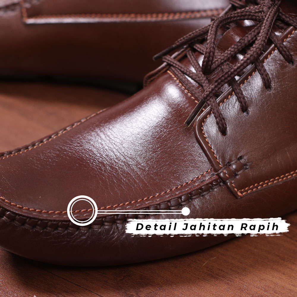 Logan Shoes Leather Exclusive Sepatu Boots Pria Original Bahan 100% KULIT SAPI ASLI Berkualitas