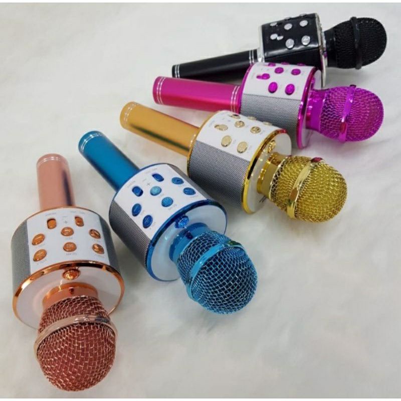 MIC Microphone Smule Karaoke Bluetooth Wireless Portable WS858