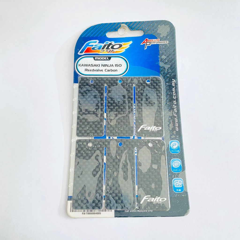 LIDAH DAUN MEMBRAN CARBON FAITO NINJA 150 R RR FAITO ORIGINAL