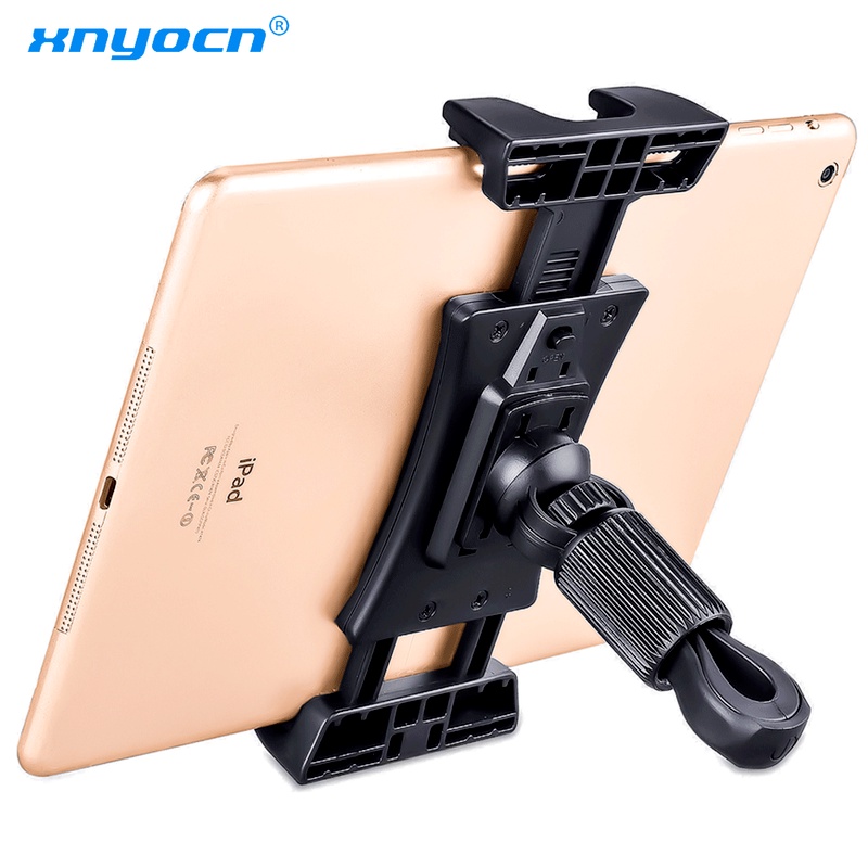 Universal Car Tablet Holder Indoor Gym Treadmill Latihan Sepeda Handlebar Mount Stand untuk iPad Pro 12.9 Xiaomi Samsung Tablet PC