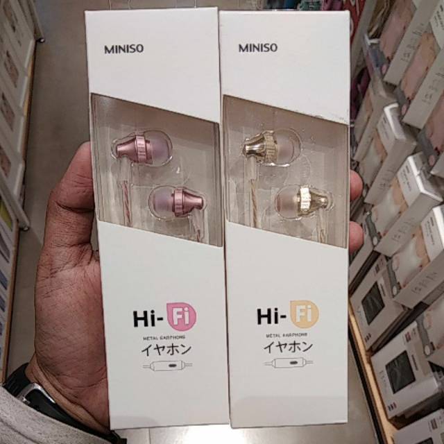 Miniso earphone hi fi metal