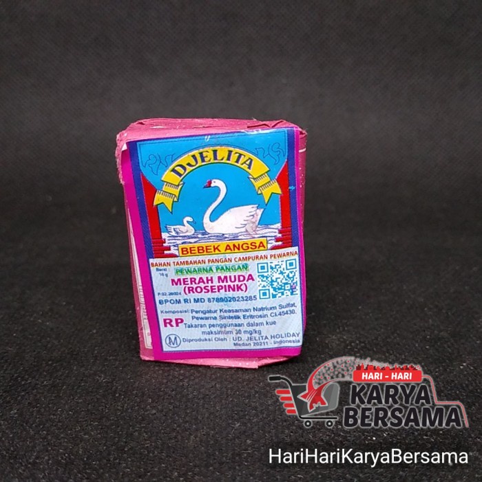 

GINCU BUBUK BEBEK ANGSA PEWARNA MAKANAN MERAH MUDA PINK 10GR