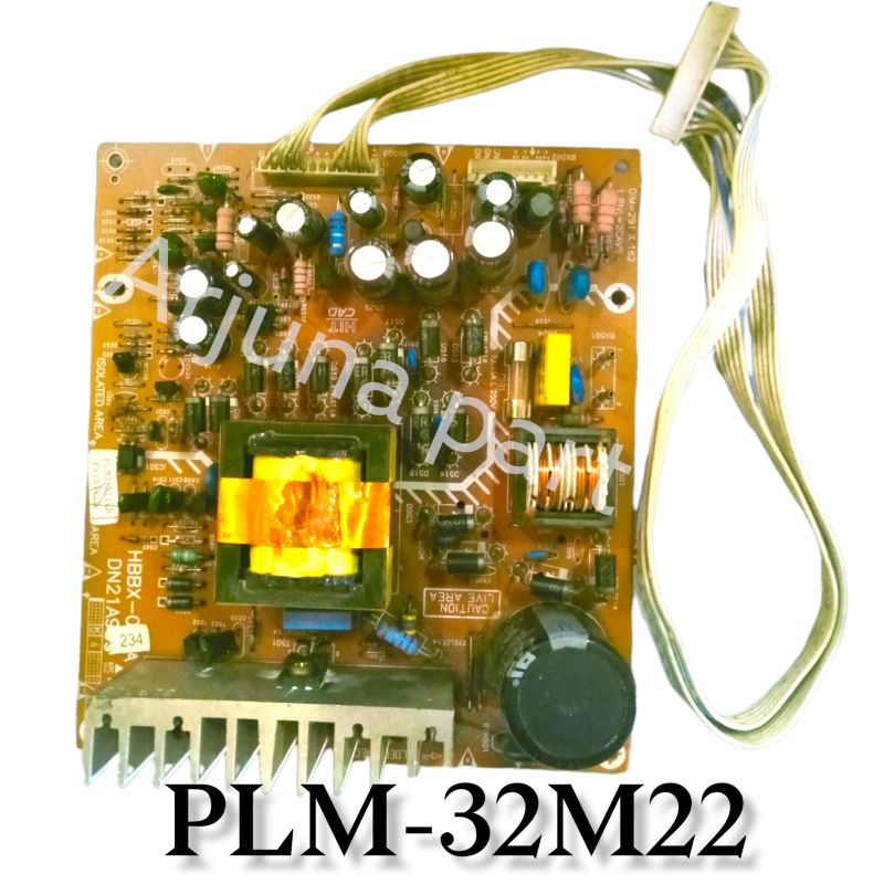 Power suplay tv Polytron plm 32m22 - psu tv led Polytron  plm 32m22 - mesin tv led Polytron plm32m22