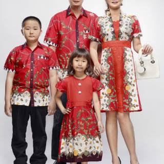  Sarimbit  Couple  Keluarga Familly 1 Anak Batik  Solo Jumbo  