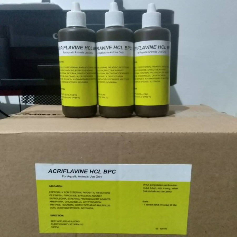 OBAT IKAN ACRIFLAVINE HCL BCP 100 ML