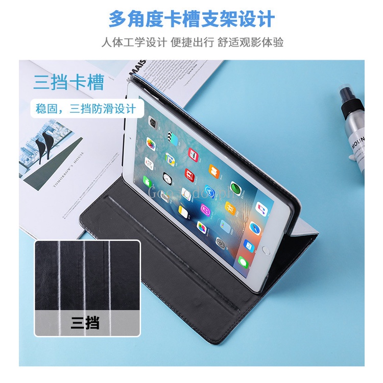 Case Pelindung Bahan Kulit Untuk Apple iPad 9 10.2 2021 8th 7th 10.5 10.9 pro 11 2018 / 2017 iPad Mini3 / 4 AIR2 Pro9.7 Inch