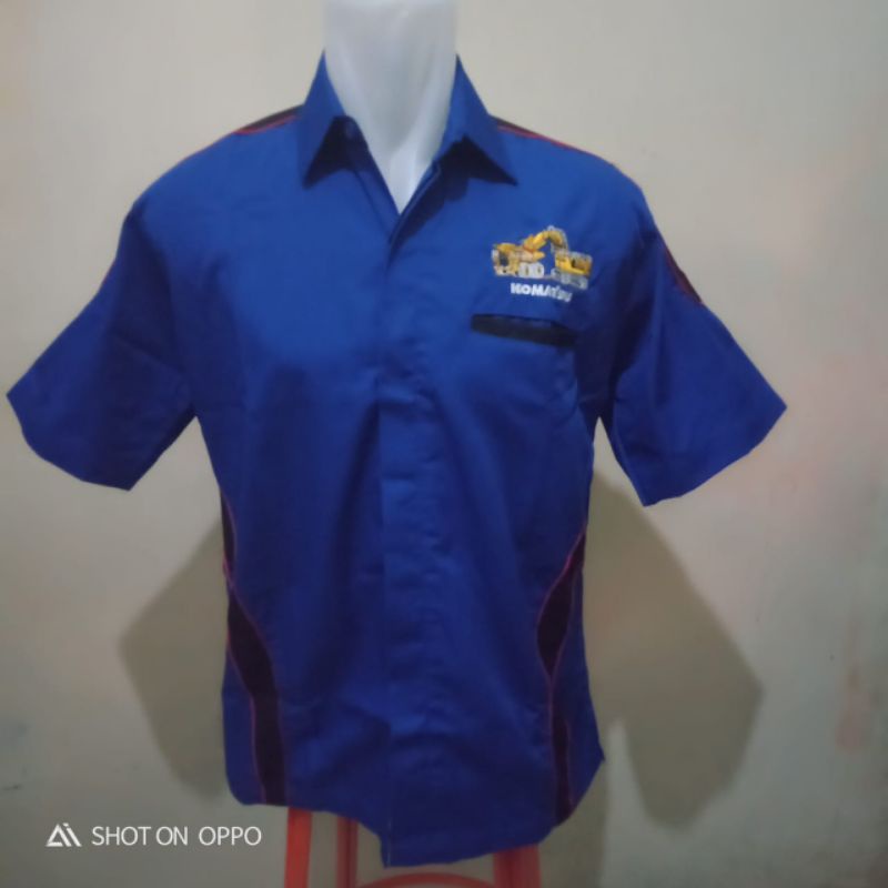 Kemeja Komatsu loading / baju alat berat