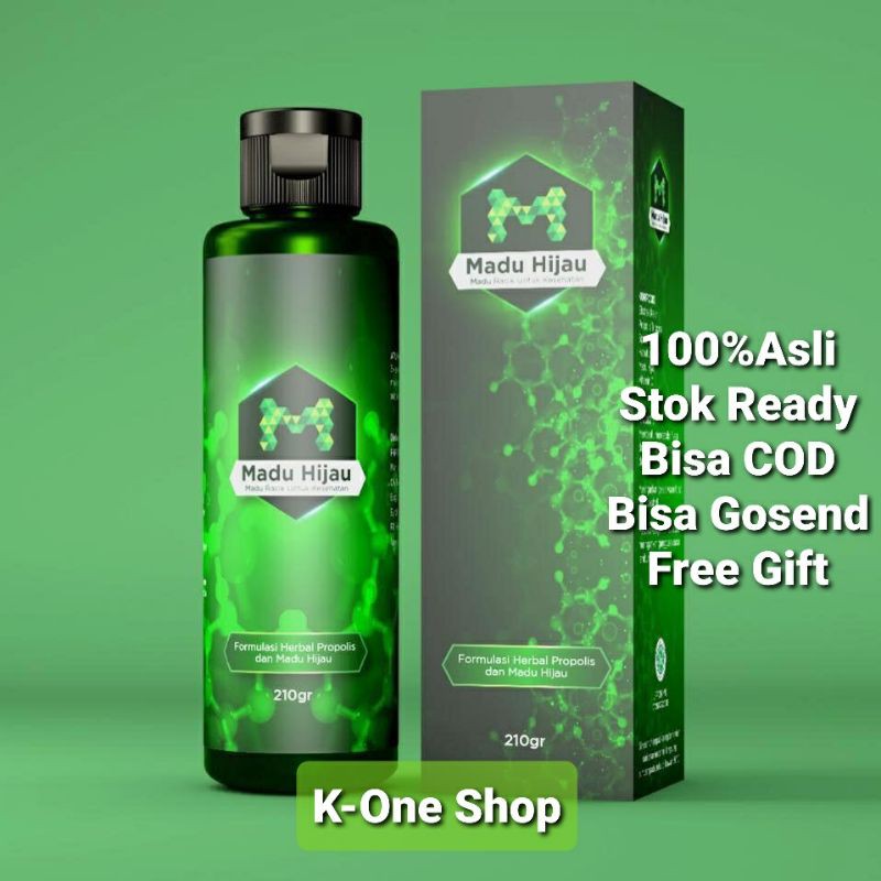 MADU HIJAU Original Logo M Atasi Sakit Maag Asam Lambung Gerd Mual Kembung