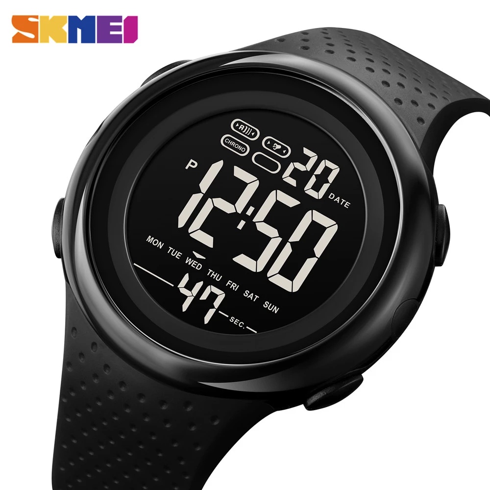 Jam Tangan Pria Digital LED SKMEI 1856 Digital Anti Air Original