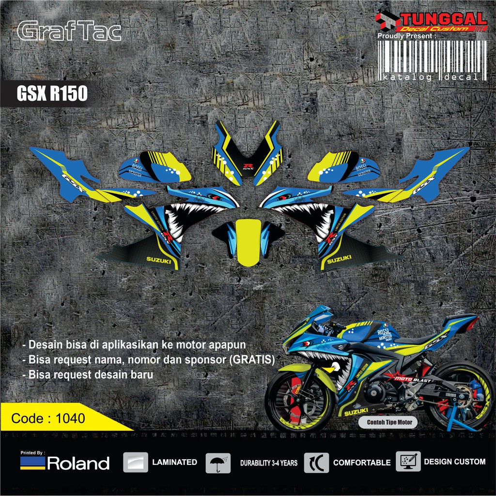 Decal gsx r150 full body