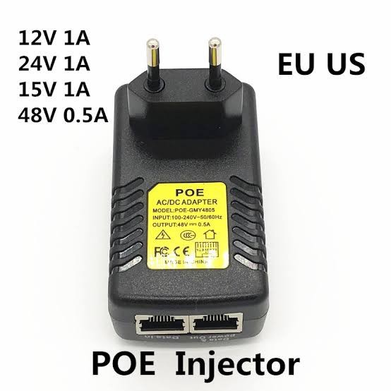 Poe adaptor switching 48volt 0.5 Ampere