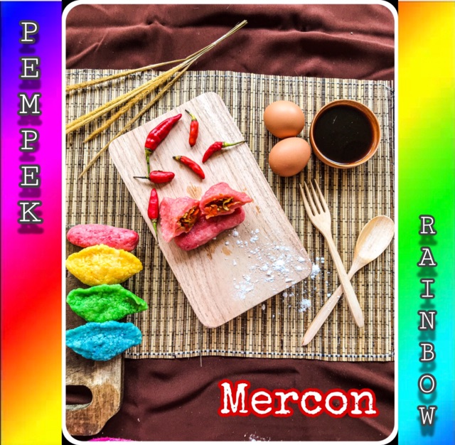 

Pempek Rainbow (isi 4 )( asli palembang )