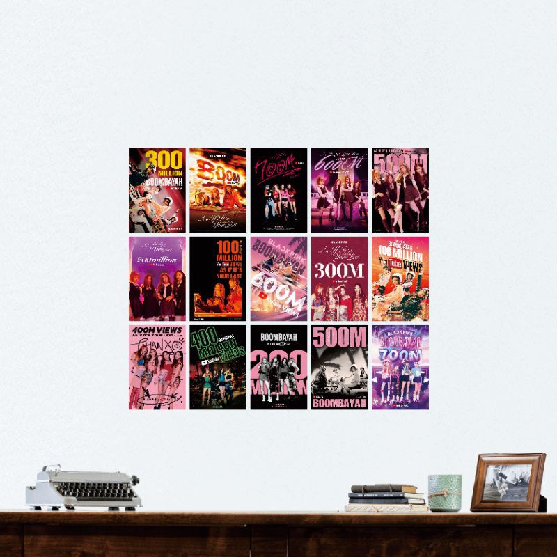 

Poster Blackpink MV YT Views Ukuran A5