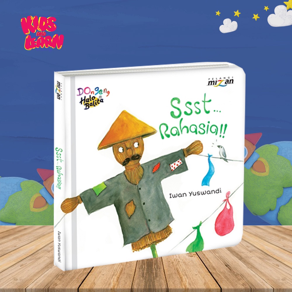 Buku Aktivitas Anak Balita Belajar Dongeng Cerita Ssst... Rahasia Anak Tk Paud Boardbook