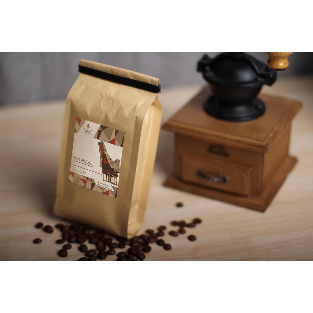 

(Biji / Bubuk) 250g Kopi Arabica - Sulawesi Kalosi - Red Berry Coffee Roastery - Indonesian Coffee