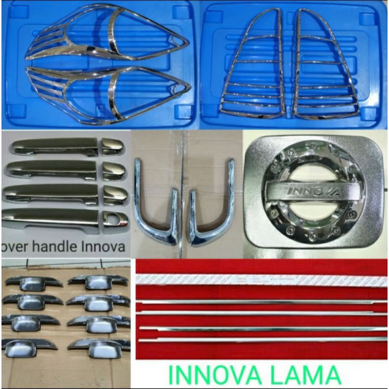 paket aksesoris chrome grand innova 2014-2015