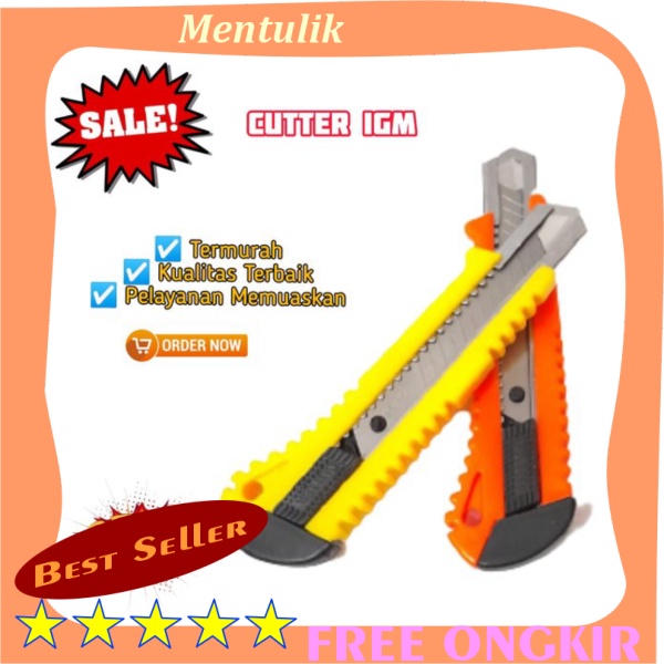 

TERLARIS !!! pisau cutter knife 223 harga perbuah