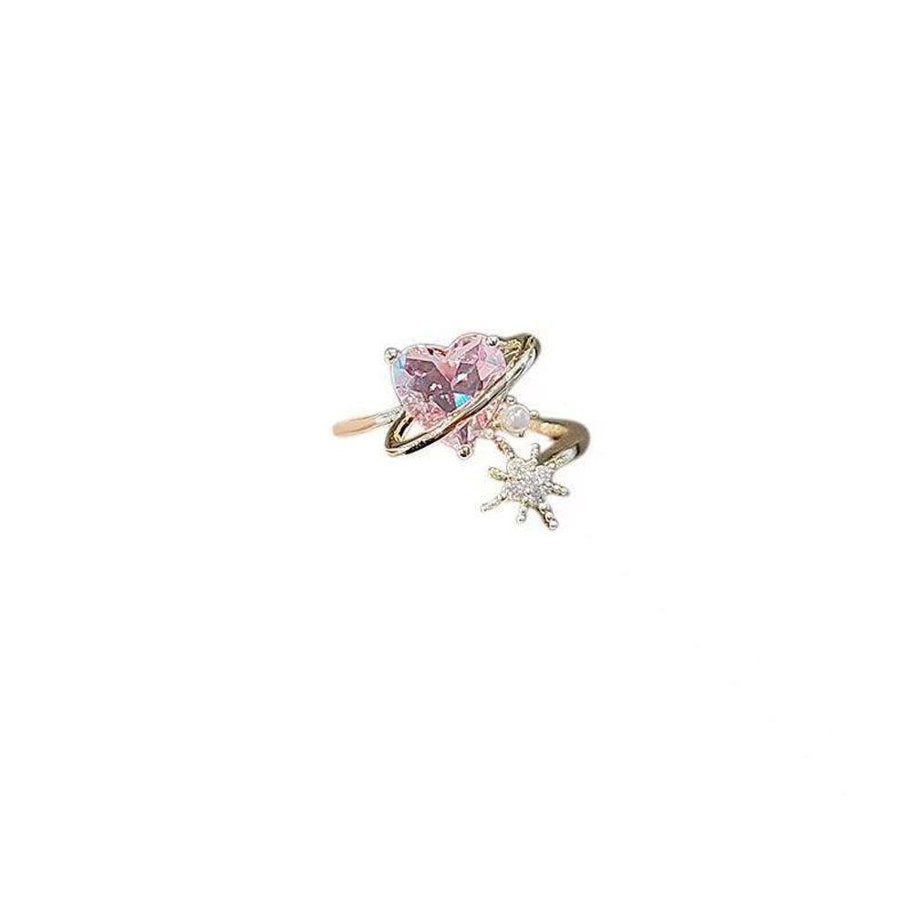 Cincin LILY Perhiasan Fashion Vintage Tembaga