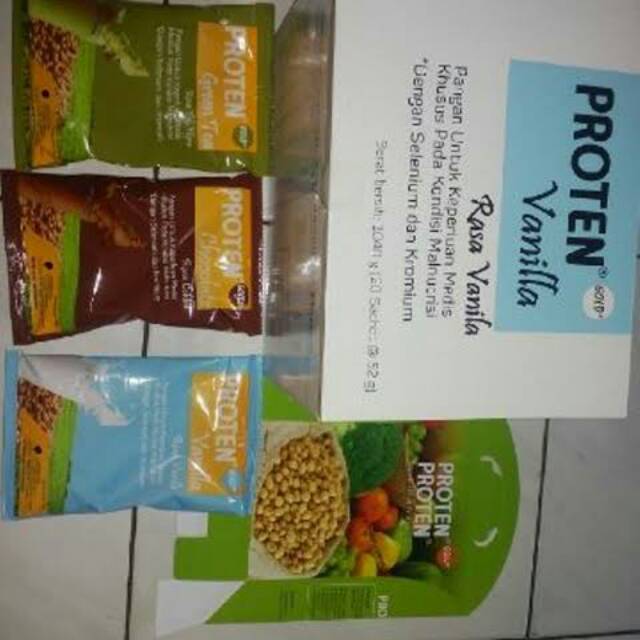 

Proten gold sachet 52 gram soya milk (order minimal 10 sachet)