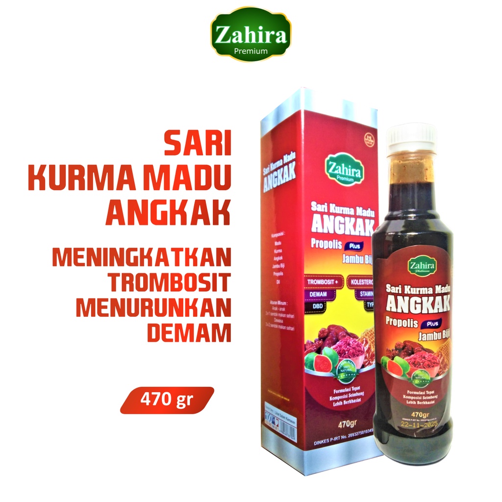 Sari Kurma Madu Angkak Plus Propolis 470 gr plus