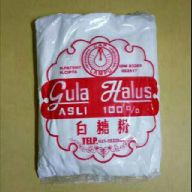 

Gula halus cap lampu