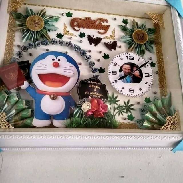 mahar pernikahan doraemon