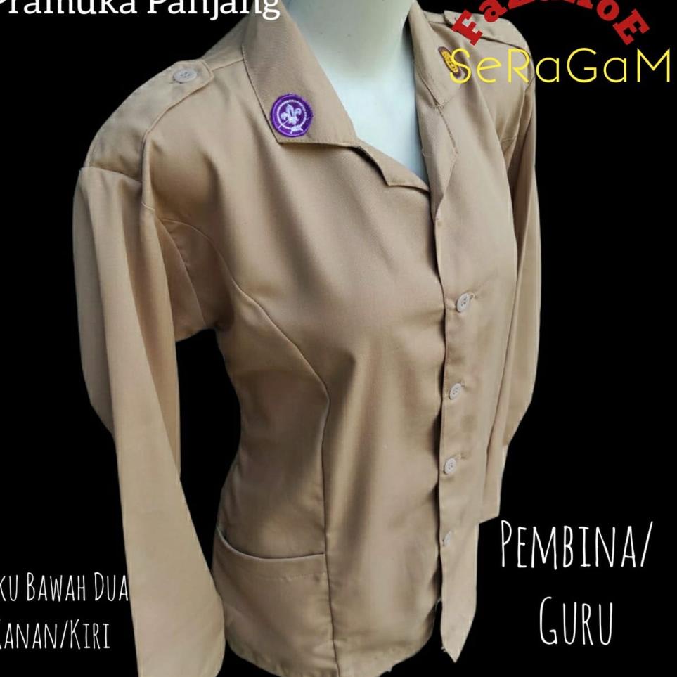 Terbaru.. Baju Seragam Pramuka Perempuan Pembina/Guru