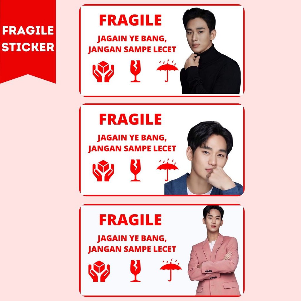 

STICKER FRAGILE KIM SOO HYUN | ISI 10pcs
