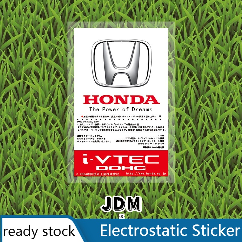 Sticker Dekorasi Kaca Depan Mobil Honda Civic CRV Accord Jazz HRV CRZ