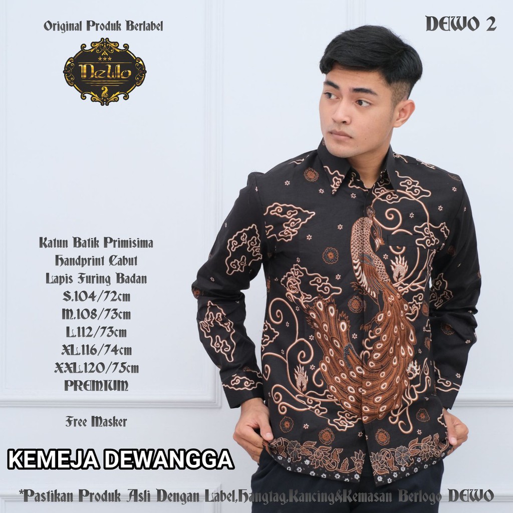 DEWANGGA DEWO BATIKSOLOAMANAH KEMEJA BAJU BATIK PRIA SOLO LENGAN PANJANG PENDEK LAPIS FURING ATASAN BATIK PREMIUM MODERN KATUN HALUS ABINAYA DIAMOND PARANG GURDHO CAKRAWANGSA GUNDAMANIK SASMAKHA DAMAR SOGAN RAGNALA MERAH HARIMURTI SEKOPI KALINGGA GANDHI