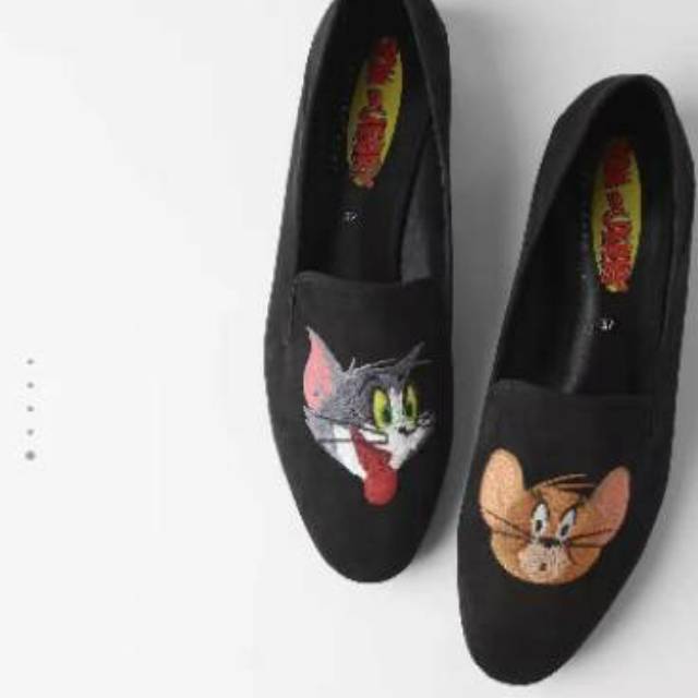 Tom n jerry shoes zr 209 flatshoes lucu murah barang import kekinian