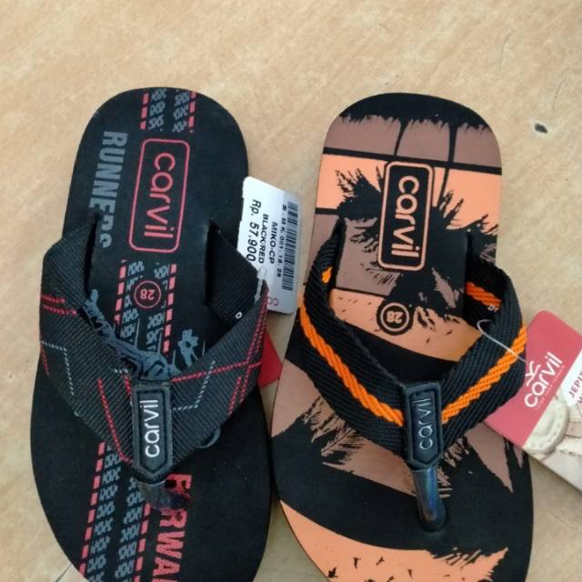 Sandal jepit carvil/sandal jepit pria, sandal carvil anak