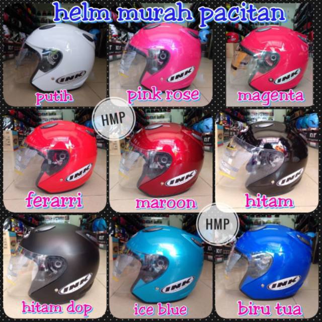 Helm ink kw centro kw basic gtr semua warna murah promo