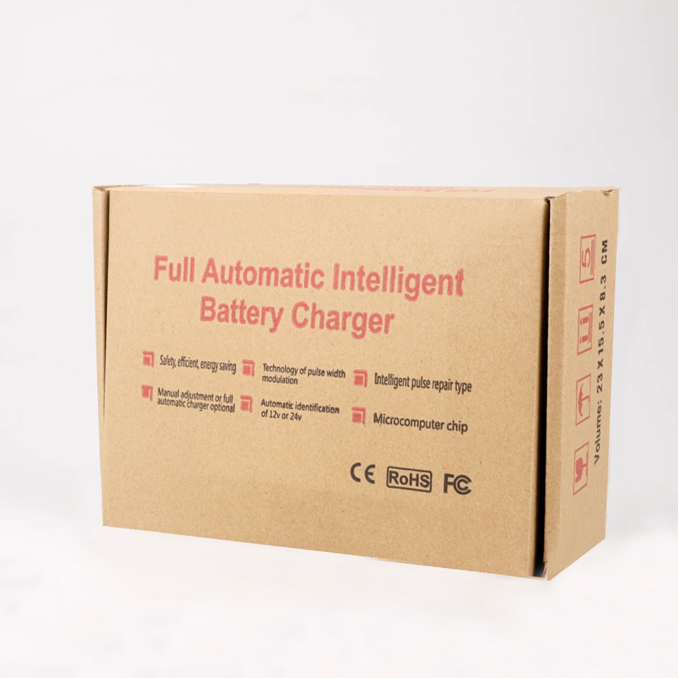 Charger Aki Mobil Lead Acid Smart Battery Charger 12V/24V 6-105AH -WLSH-20B - OMRSIVYL Yellow