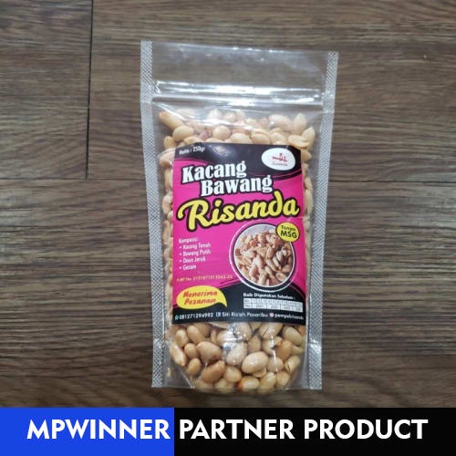 

kacang bawang risanda 250 gram Grosir Bisa COD