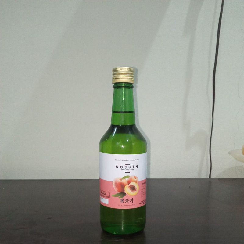 

soju halal (rasa peach) Sojuin.bosku