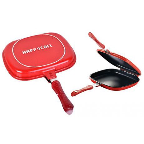 HAPPYCALL 28CM - PANCI HAPPY CALL DOUBLE PAN - ALAT DAPUR MASAK PRAKTIS PERALATAN MEMASAK