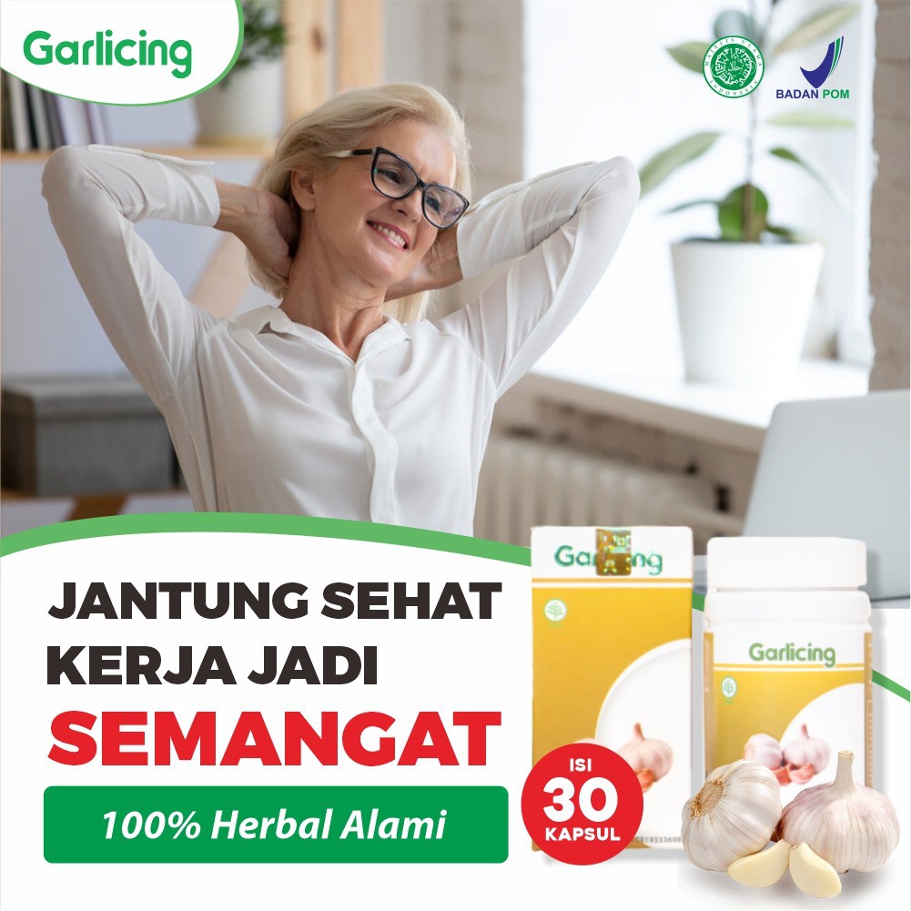 Herbal Alami Ekstrak Bawang Putih Dayak Garlicing Turunkan Kolesterol Kolestrol Kendalikan Tekanan Darah