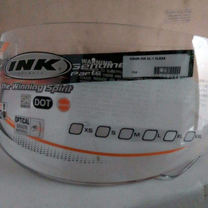 Good Product Kaca helm Visor INK CL1 Bening Original Fullface