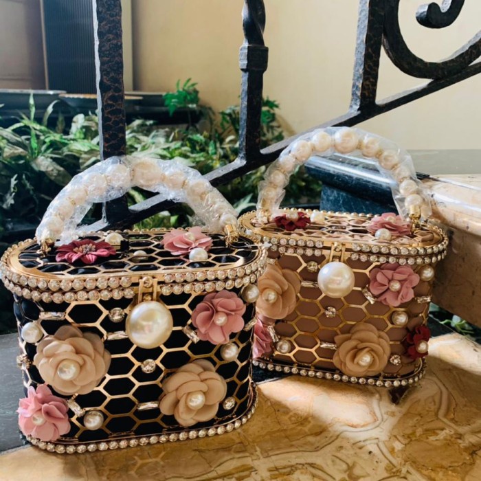 Tas Pesta / Clutch Pesta / Mewah Cantik Elegan 3601 - Hitam