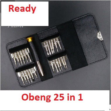 Obeng Screwdriver Set Pertukangan 25 In 1 Reparasi Smartphone Iphone  Obeng 25 in 1