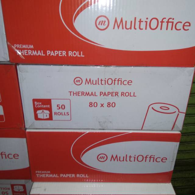 

Multi office.thermal paper Roll. 80 x 80 isi.50 Roll